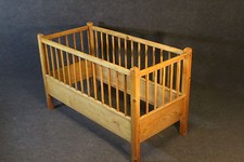 Bett, Kinderbett, Weichholz, Leiterbett um 1920 #2052