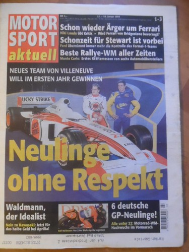 Motor sport aktuell 3 - aktuell, 1-3