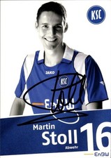 Autogrammkarte Fußballer Martin Stoll, Karlsruher SC, Autogramm - 11409914