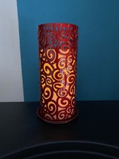 Partylite Pillar-Kerzenhalter Festivo Rot