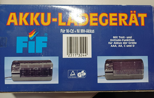 Fif mw3398gs akku ladegerät - fif,