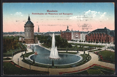 Mannheim friedrichsplatz - ak, mannheim,