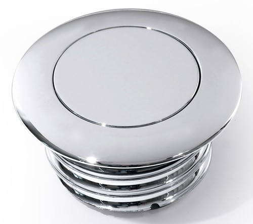 Pop tankdeckel chrom - up,