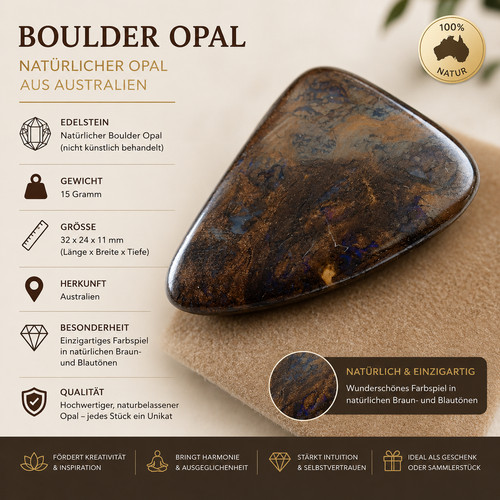 Boulder opal australien - boulder,