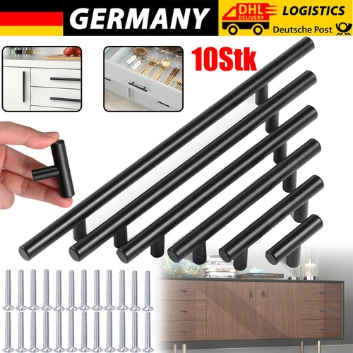 10x möbelgriffe edelstahl - 10x,