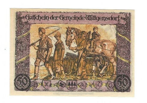 Notgeld wittgensdorf - wittgensdorf,