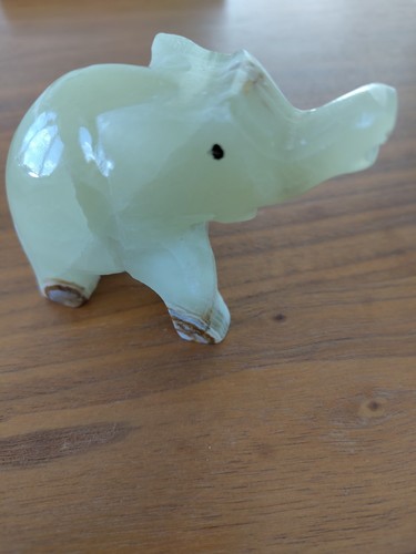Onyx elefant figur - onyx, aus