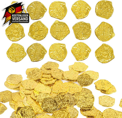 100 stück goldmünzen für - stück,