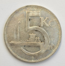 5 Kronen Tschechoslowakei 1929
