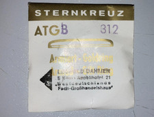 Wasserdichtes Glas Uhrenglas mit Ring vergoldet ATGB besonders breit