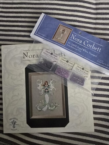 Stickvorlage perlenpaket nora - stickvorlage, +perlenpaket