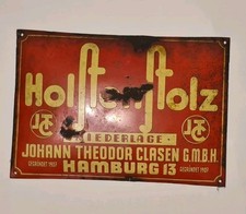 ALTES Emailleschild -