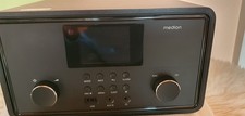 Stereo Internet Radio mit Fernbedienung Schwarz Bluetooth Lautsprecher USB AUX