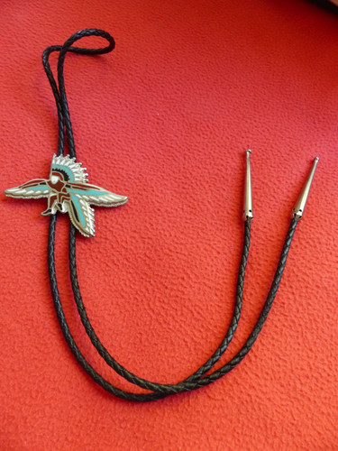 Bolo tie indianer cowboy - **bolo-tie**,