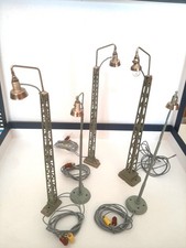 Märklin H0 5 Bogenlampen mit Gittermast 7046, analog