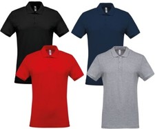 Poloshirt Herren Pique Polo Shirt Polohemd Baumwolle Kurzarm S-4XL 