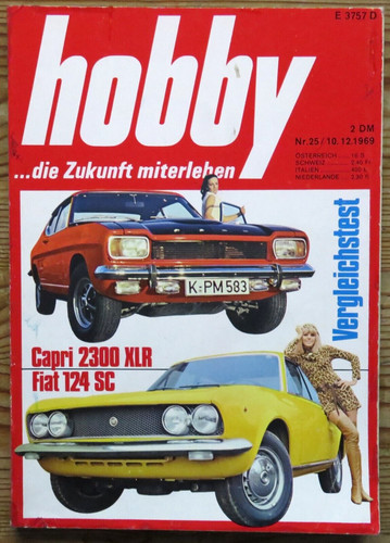 Hobby test ford - 25/69, capri