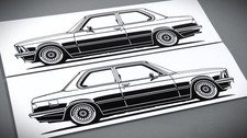 BMW E21 tuning Aufkleber