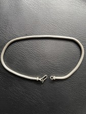 Massive Schlangenkette Silber, Unisex Vintage