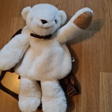 Kinder Rucksack Plüsch Eisbär