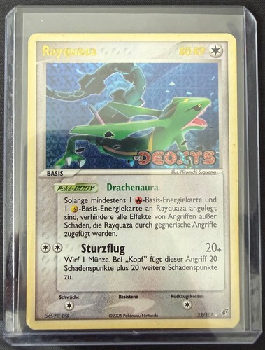 Rayquaza 107 deoxys - 22/107, ex