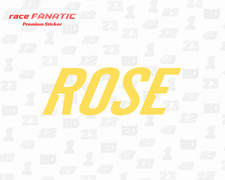 Rose Bicycle Frame Decal