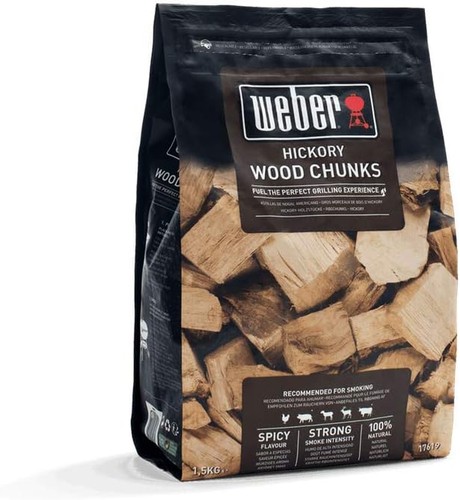 Weber hickoryholz chunks 5kg - weber, 1,5kg