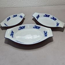 Servierschalen Set Porzellan mit Körbchen