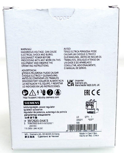 Siemens leistungsregler 3rf2 - siemens,