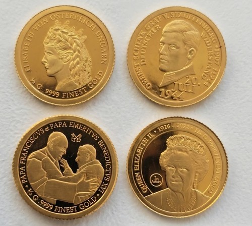 Set goldmünze 9999 - set, 0,5g