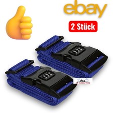 2 St. Koffergurt Kofferband Gepäckband Gepäckgurt Verstellbar Koffer Reisekoffer