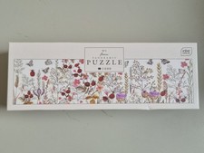 Blumen Nr. 1 - 1000-teiliges Panorama-Puzzle für Erwachsene WAHRS. UNVOLLSTÄNDIG