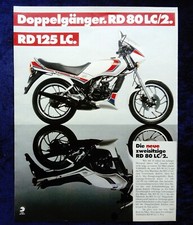 Yamaha RD 80 LC/2 und RD 125 LC,  originale Werbung aus  1983