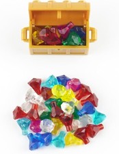 LEGO Schatztruhe & 50 Diamanten Zubehör Schatz Piraten Ritterburg Schatzkammer