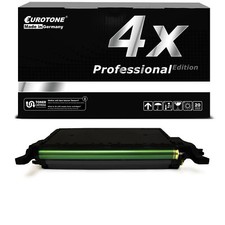4x PRO Toner SCHWARZ für Samsung CLX-6220-FX