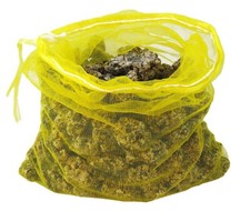 Filterbeutel mit Kordelzug