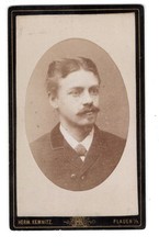 Antikes CDV Sachsen Mann H