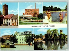 10249113 - 6712 Triptis Rueckseite mit Abschuerfungen bzw Kleberesten VEB