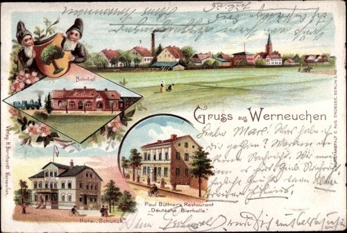 Litho werneuchen kreis - werneuchen,