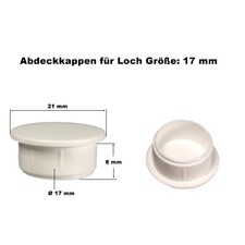 10 Stück Abdeckkappen