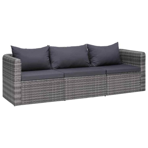 Poly rattan sofa mit - poly-rattan, kissen