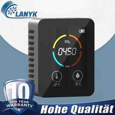 Luftqualitätsdetektor 3 in 1 CO2 Melder Luftqualitätssensor Luftqualitätsmonitor