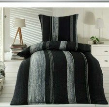 4tlg Seersucker Bettwäsche