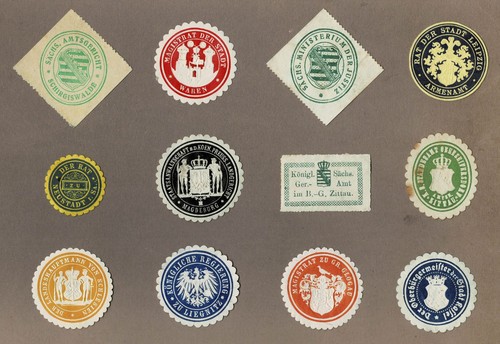 Konvolut siegelmarken - konvolut, 12
