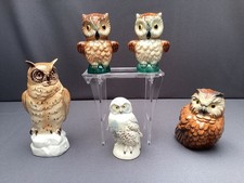 5 Eulen von Goebel Porzellan