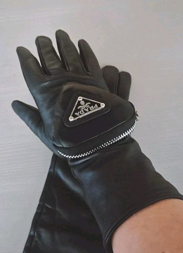 Prada leder handschuhe - prada,