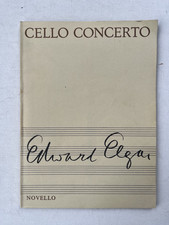 Noten. Elgar. Cello Concerto