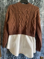 Primark braun Strickshirt