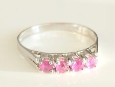 EXKLUSIVER JUWELIER"RUBIN SOLITÄR Ca.0,40K"WEIßGOLD 333/8K RING, PRINCESS DESIGN