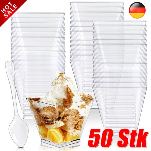 Hartplastik dessertschalen - 50,